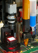 PCD pump mounted on automated fluid dispense equipment